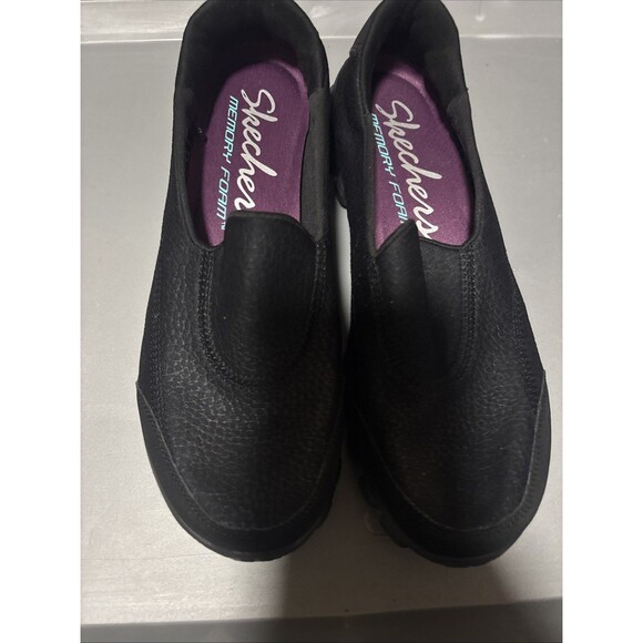Skechers Memory Foam 22136M On Slip-On Sneakers Women's 9 Black - Picture 1 of 6